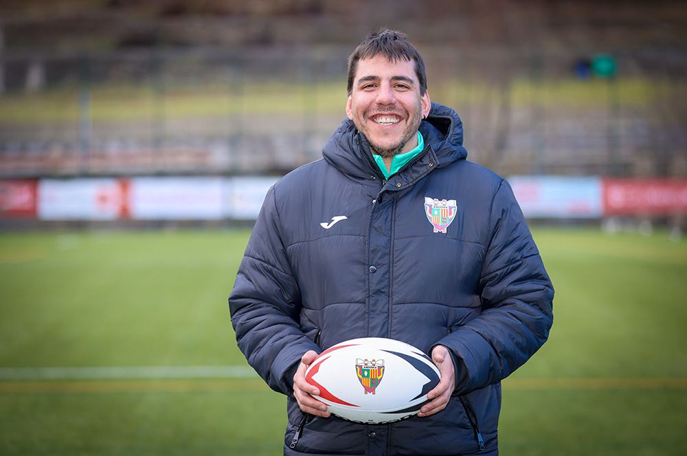 Dani Raya entrenador del VPC Andorra Rugby XV