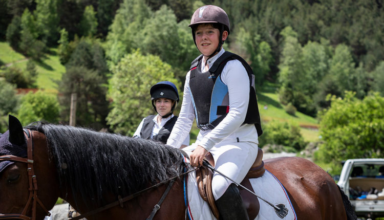 Competició d'equitació al Club Hípic l'Aldosa