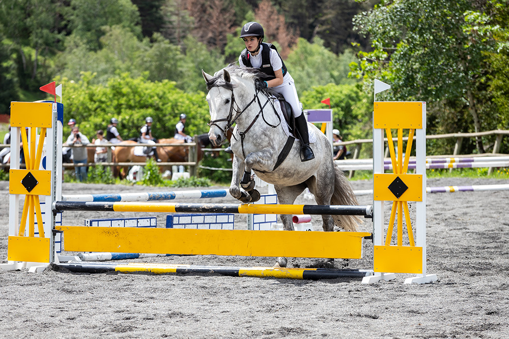 Competició d'equitació al Club Hípic l'Aldosa
