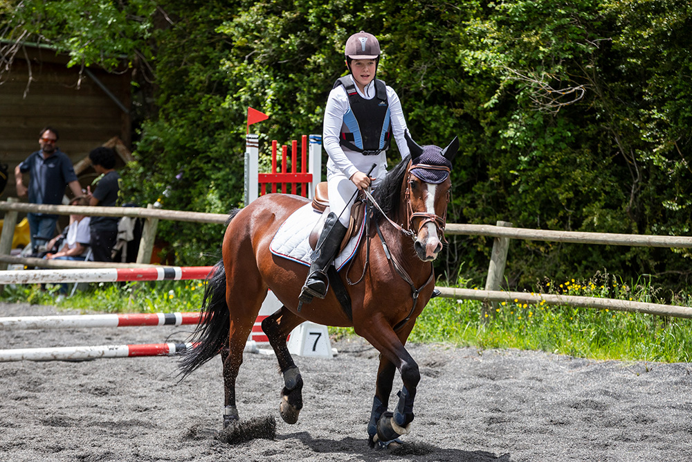 Competició d'equitació al Club Hípic l'Aldosa