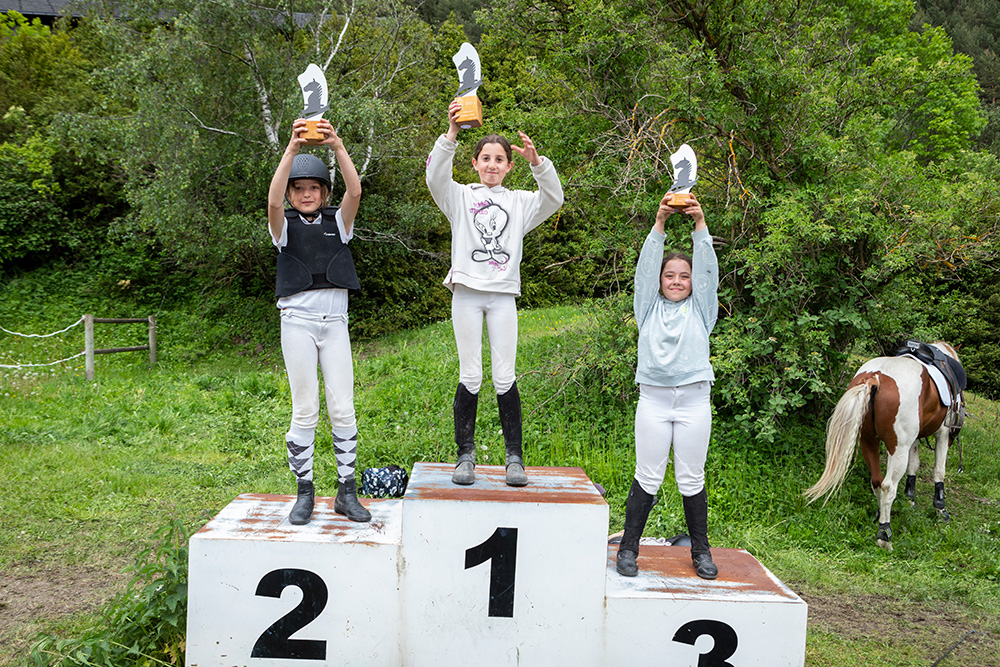 Competició d'equitació al Club Hípic l'Aldosa