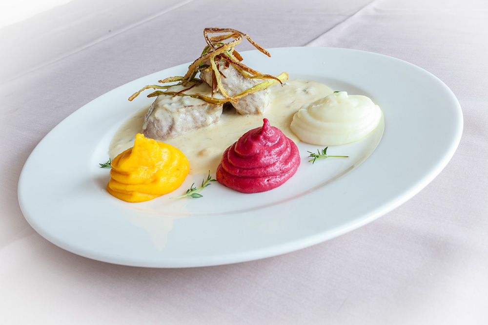 Plat elaborat pel xef Albert Gasull de la residència Clara Rabassa