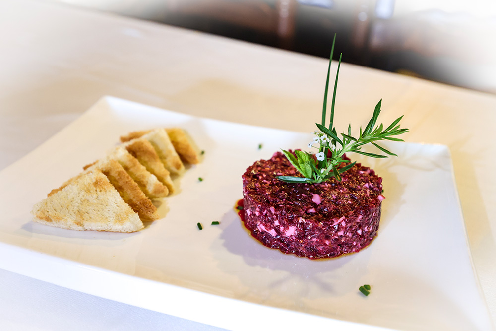 Receptes d'estiu: Tàrtar de remolatxa vermella a la Borda Eulari