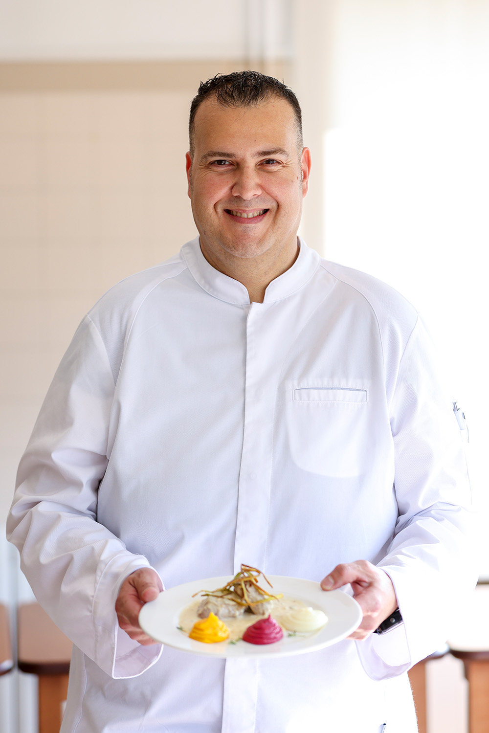 Xef Albert Gasull de la residència Clara Rabassa