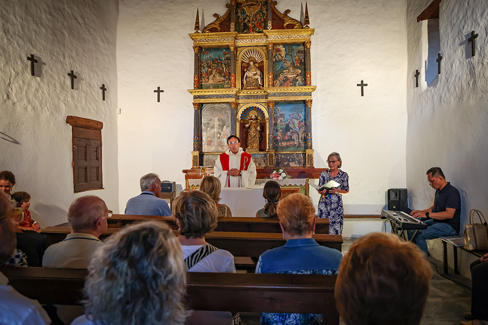 Missa de celebració del Dia de Sant Bartomeu a Sant Julià de Lòria