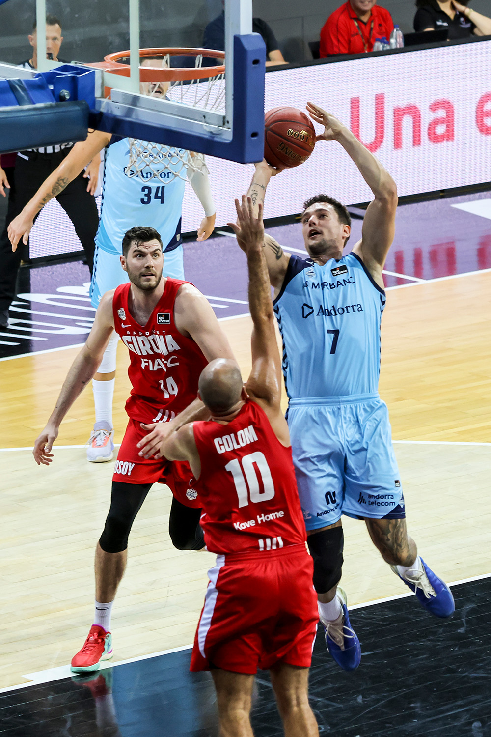 MoraBanc Andorra vs Bàsquet Girona pel trofeu Andorra la Vella