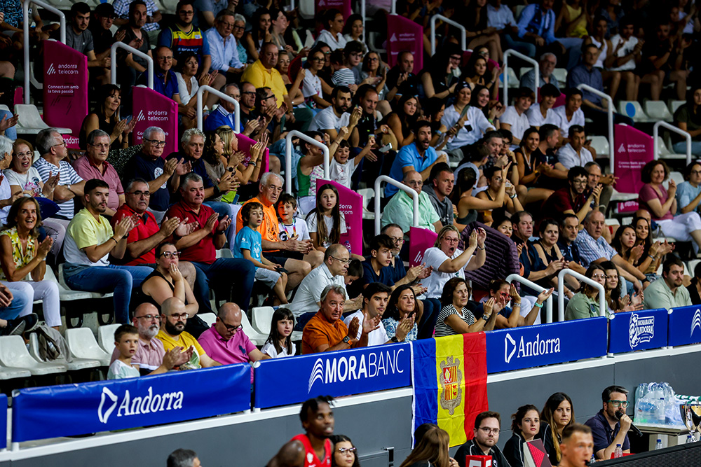 MoraBanc Andorra vs Bàsquet Girona pel trofeu Andorra la Vella