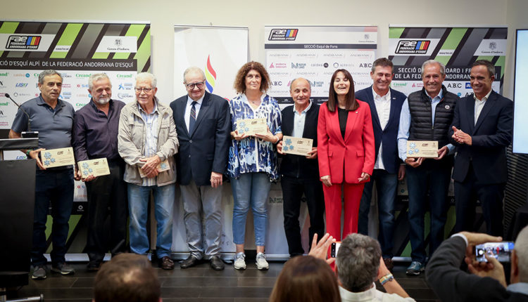 Homenatge a figures de l'esquí i de la FAE