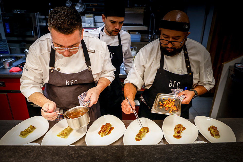 Degustació de Parés Baltà i el menú de tardor de Beç Restaurant