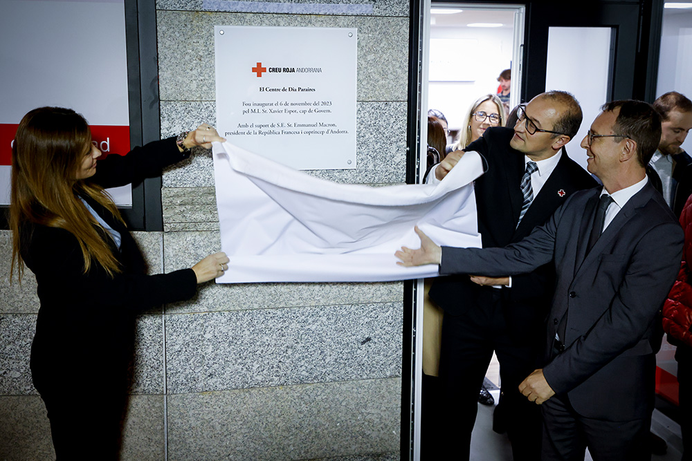 Creu Roja Andorrana inaugura el centre de dia Paraires