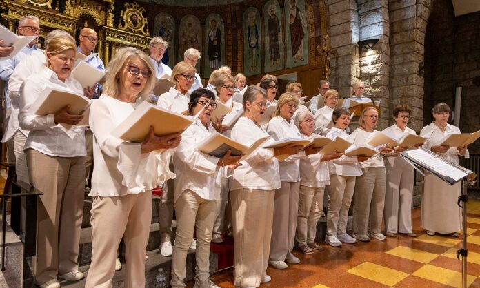 La música coral va unir Andorra i Suècia a Escaldes-Engordany